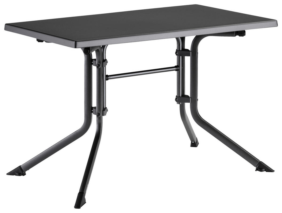 GARTENKLAPPTISCH 115/70/74 cm  - Anthrazit, Basics, Kunststoff/Metall (115/70/74cm) - Kettler