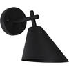VÄGGLAMPA FÖR UTOMHUS - svart, Basics, metall (33/18/23,50cm)