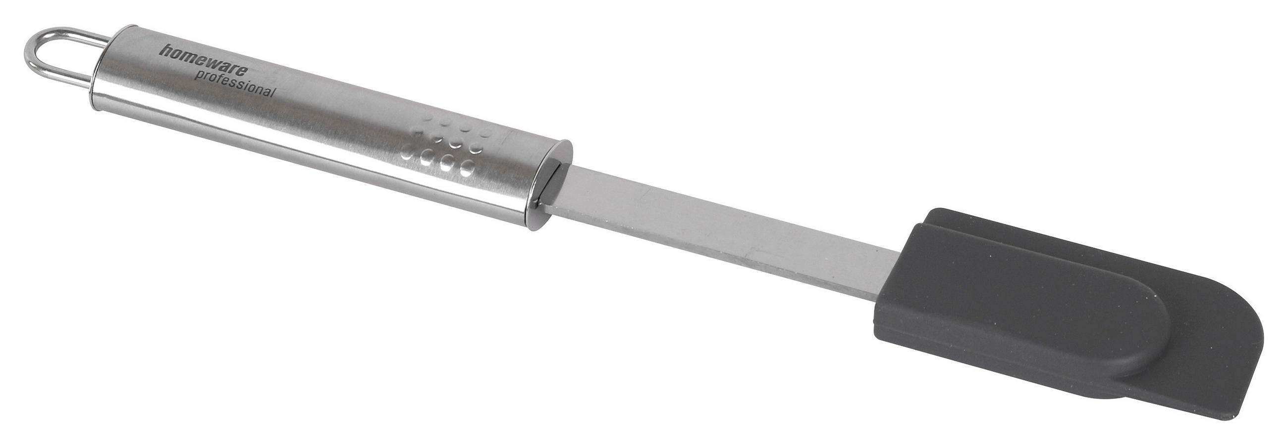 TEIGSCHABER - Silberfarben/Schwarz, Basics, Kunststoff/Metall (26cm) - Homeware Profession.