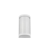 AUßENWANDLEUCHTE Puelo 26,5/14,5/10 cm  - Weiß, Design, Kunststoff/Metall (26,5/14,5/10cm)