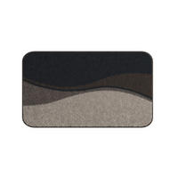 BADEMATTE Braun 65/115 cm  - Braun, Basics, Kunststoff/Textil (65/115cm) - Grund