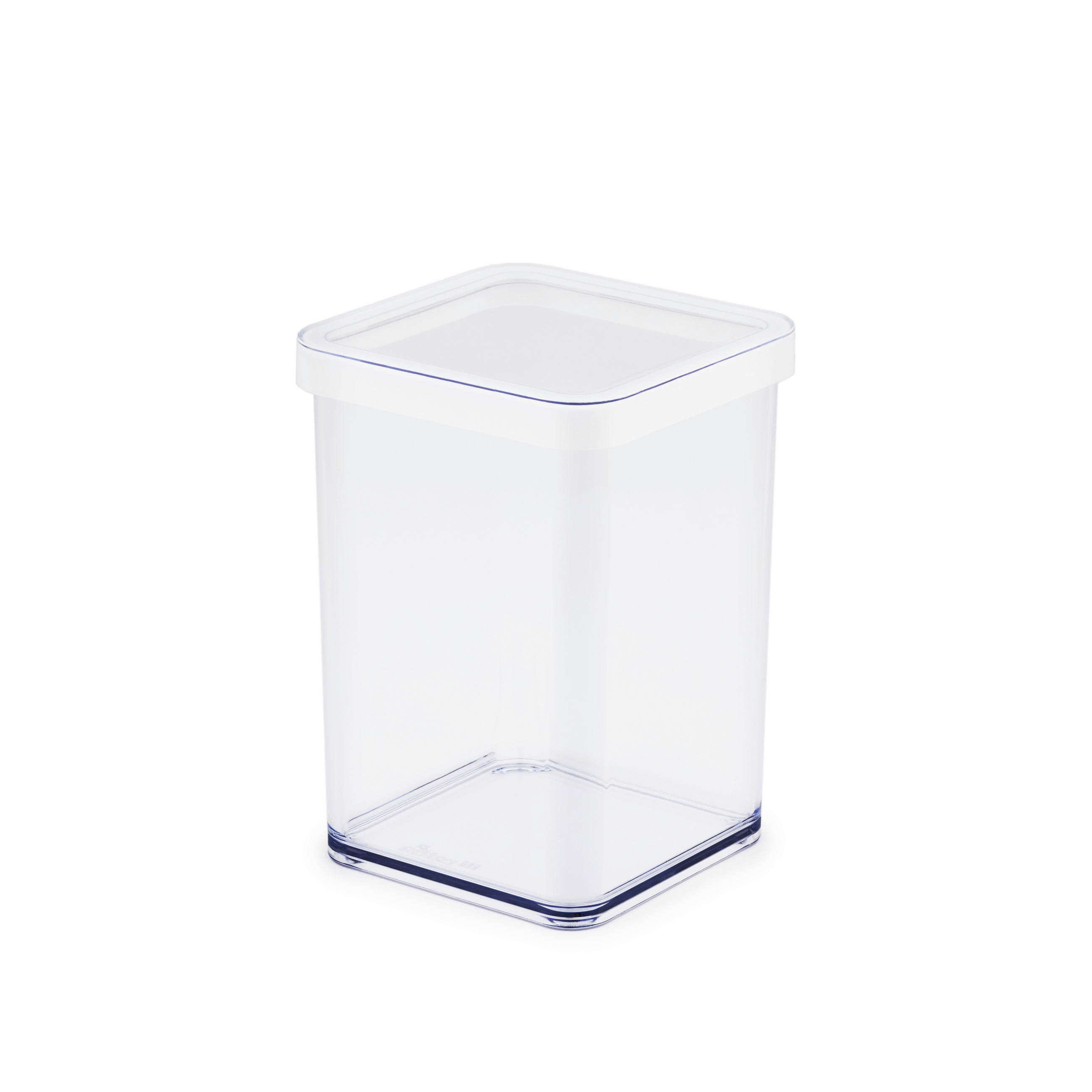 DÓZA NA POTRAVINY  - bílá/čiré, Basics, plast (10/10/14.2cm) - Rotho