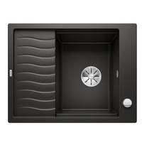 SPÜLE Elon  - Schwarz, Basics, Stein (65/19/50cm) - Blanco