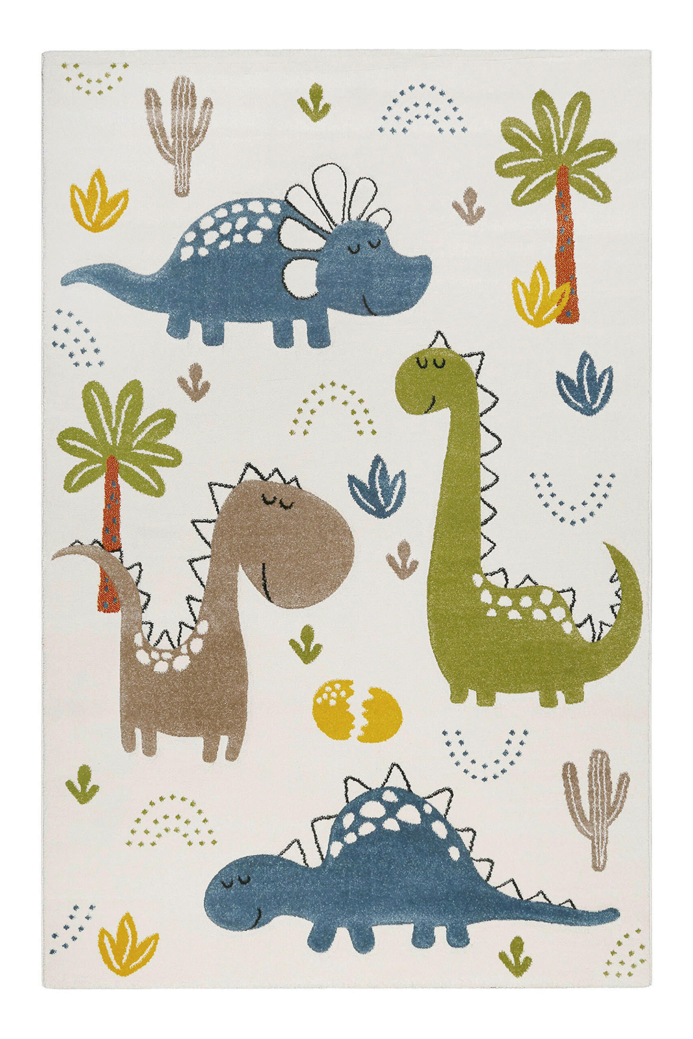 KINDERTEPPICH 160/230 cm Dino & Friends Dinosaurier  - Multicolor, Design, Textil (160/230cm)