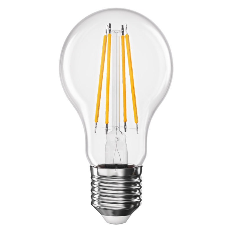 FILAMENTOVÁ LED ŽÁROVKA E27 - Basics, plast (6/6/10.8cm)