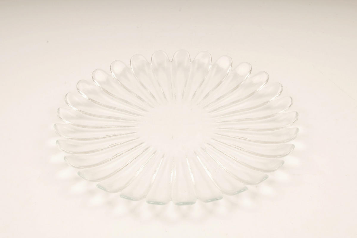 FARFURIE PLATOU  22 cm  - transparent, Konventionell, sticlă (22cm) - Ambia Home