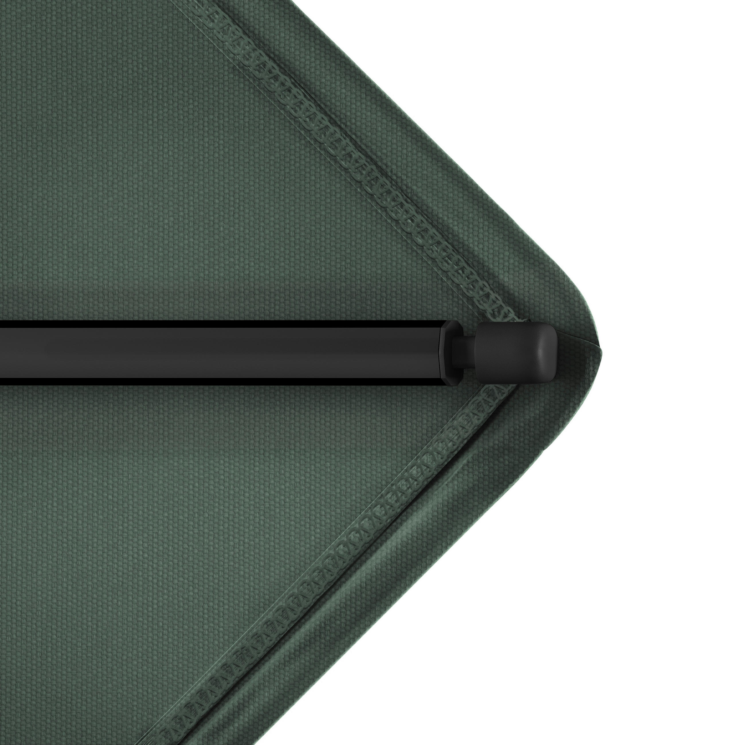 SONNENSCHIRM  240/240 cm  - Salbeigrün/Schwarz, Basics, Textil/Metall (240/240cm)