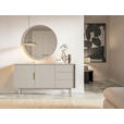 SIDEBOARD Viva  in 154/82/39 cm  - Kaschmir/Goldfarben, Design, Holzwerkstoff/Metall (154/82/39cm) - Xora