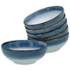 SCHÜSSELSET Cascade 6-teilig  - Blau, Design, Keramik - Creatable
