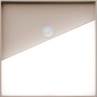 AKKU-WANDLEUCHTE - Sandfarben, Design, Metall (15/15/4cm)