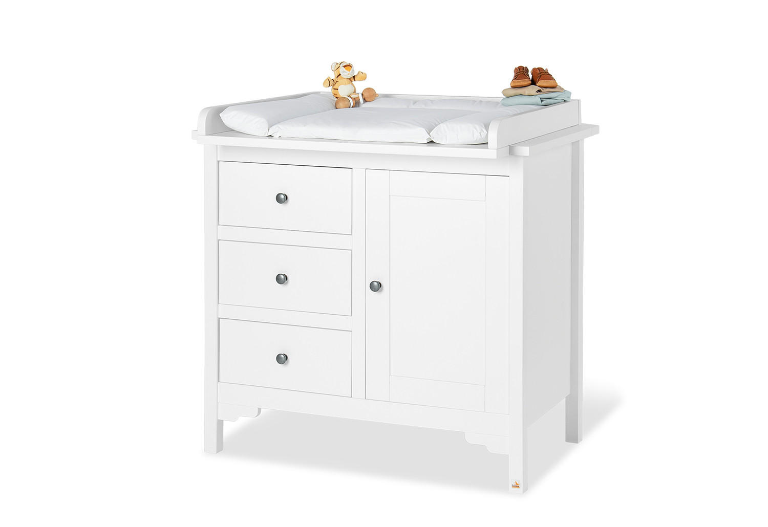 WICKELKOMMODE Chalet Weiß  - Weiß, Basics, Holz (103/78/103cm) - Pinolino