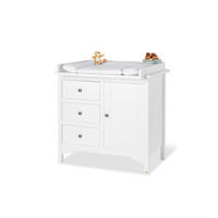 WICKELKOMMODE Chalet Weiß  - Weiß, Basics, Holz (103/78/103cm) - Pinolino