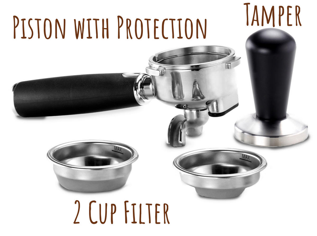 ESPRESSOMASCHINE BARISTA PLUS  - Rot, Konventionell, Metall (28/41/33cm) - Trisa Electronics