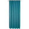 WÄRMESCHUTZVORHANG MILTON Verdunkelung 140/245 cm   - Petrol, Basics, Textil (140/245cm) - Esposa