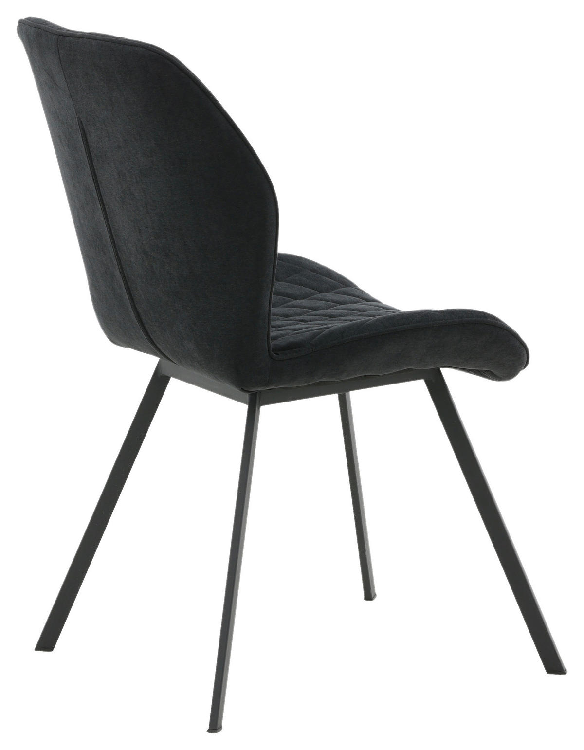 STOLSET 2 styck stål textilväv  - svart, Design, metall/textil (50/90/63cm) - Livetastic