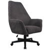 DREHSTUHL  in Cord Dunkelgrau  - Dunkelgrau/Schwarz, Modern, Kunststoff/Textil (66/137/68cm) - MID.YOU