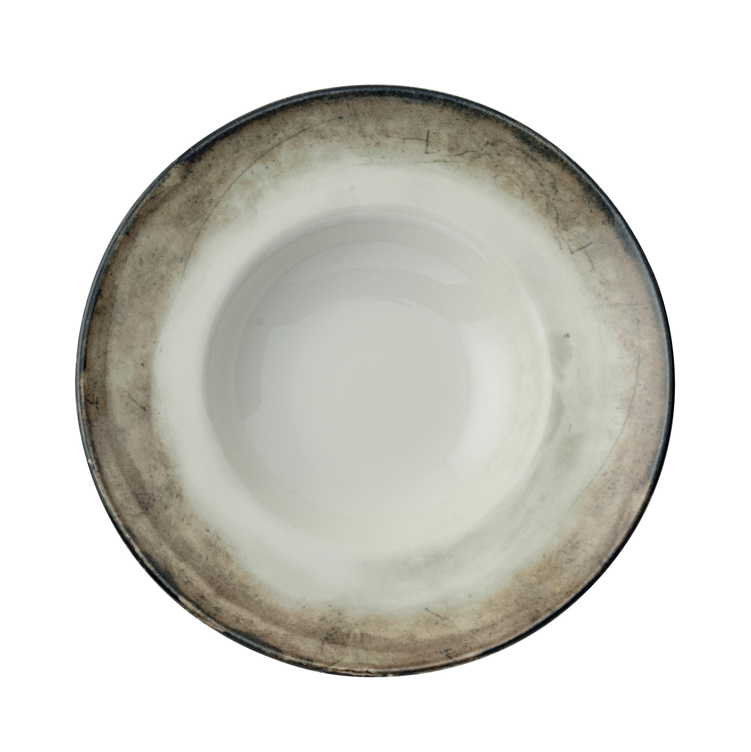 KROŽNIK ZA TESTENINE  shade earth        29,5/29,5/5 cm  - rjava, Basics, keramika (29,5/29,5/5cm) - ARTHUR KRUPP