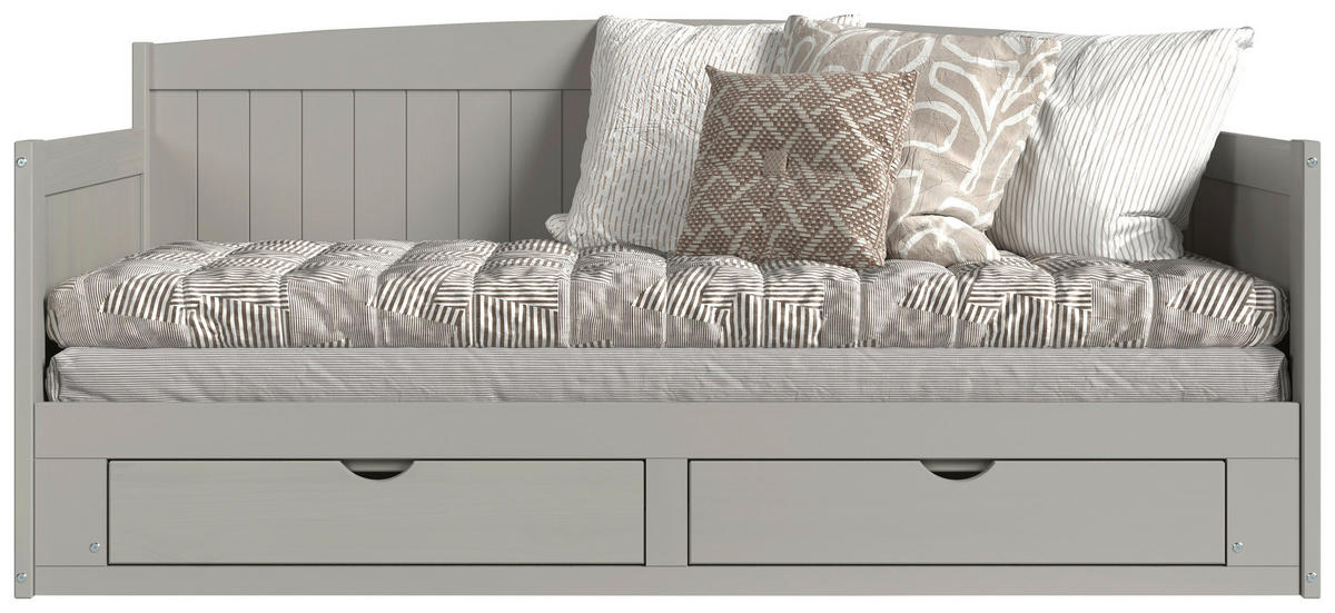 AUSZIEHBETT 200/100-236 cm Taupe  - Taupe/Naturfarben, Modern, Holz/Holzwerkstoff (200/100-236cm) - MID.YOU