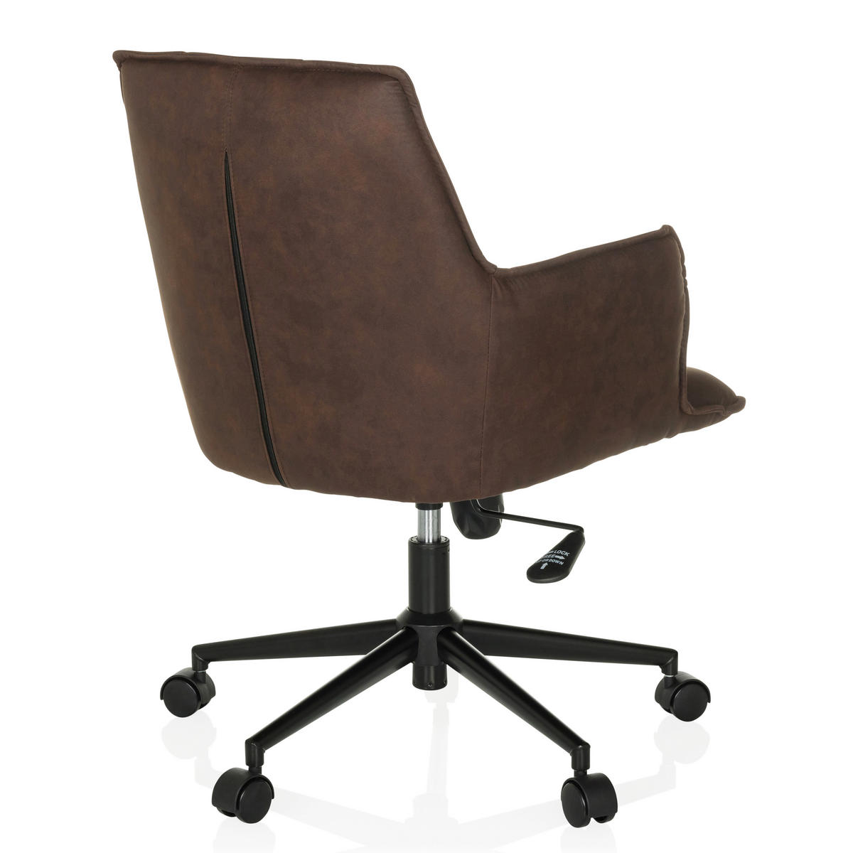 DREHSTUHL Dunkelbraun  - Dunkelbraun/Schwarz, MODERN, Kunststoff/Textil (54/85/70cm) - MID.YOU