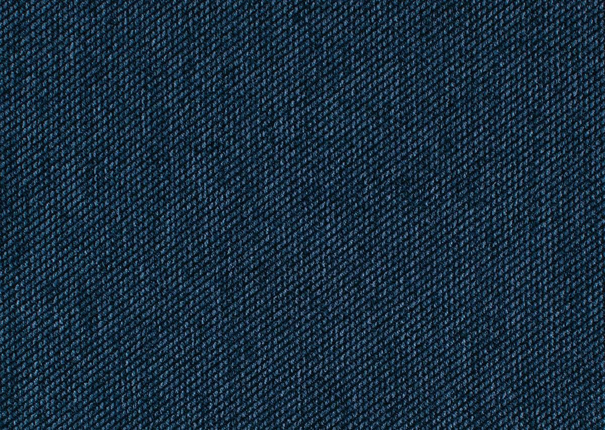 WOHNLANDSCHAFT Dunkelblau Webstoff  - Schwarz/Dunkelblau, Design, Textil/Metall (216/385/177cm) - Welnova
