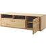 TV-ELEMENT 124/50/51 cm - Edelstahlfarben/Eichefarben, KONVENTIONELL, Holz/Holzwerkstoff (124/50/51cm) - Novel TV-ELEMENT 124/50/51 cm - Edelstahlfarben/Eichefarben, KONVENTIONELL, Holz/Holzwerkstoff (124/50/51cm) - Novel