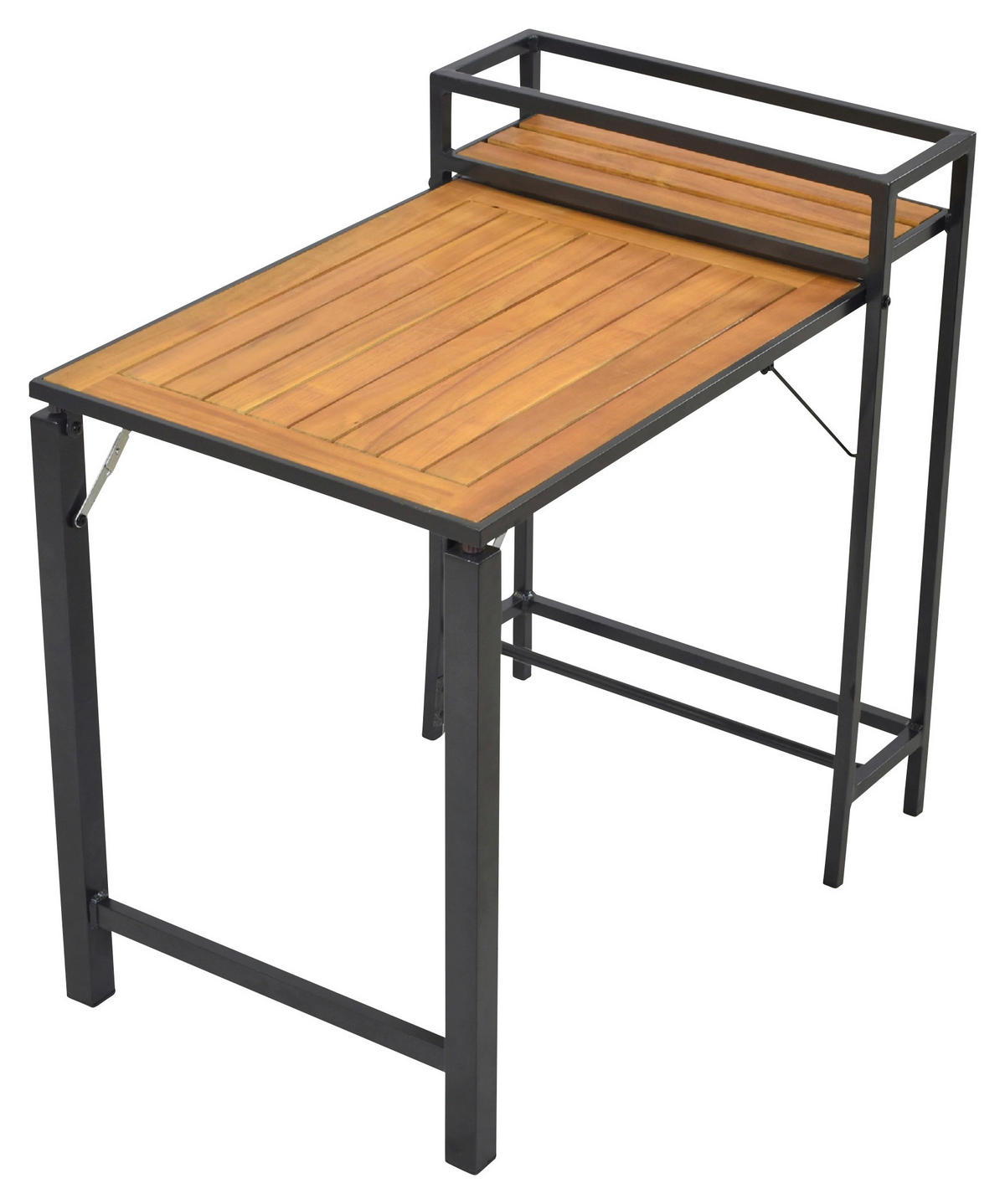BALKONSET  - Graphitfarben/Naturfarben, MODERN, Holz/Metall - Gardenson
