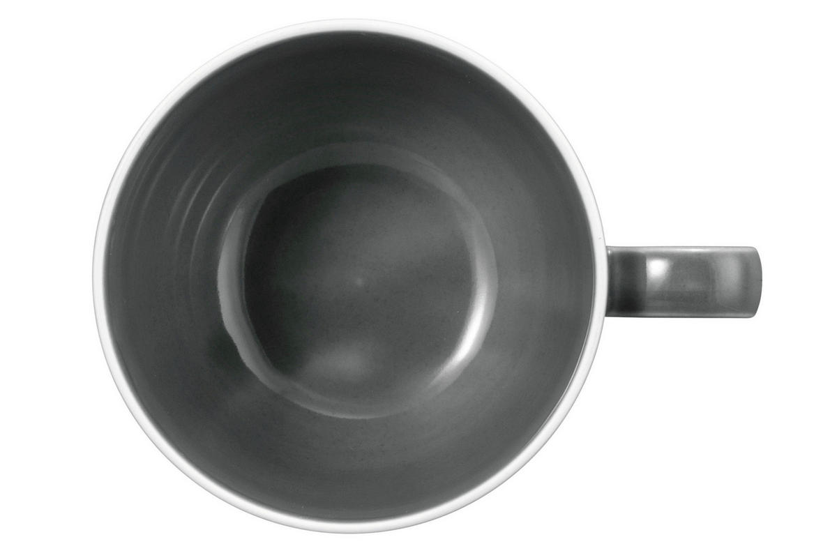FRÜHSTÜCKSTASSE Terra  - Grau, Basics, Keramik (0,4l) - Seltmann Weiden