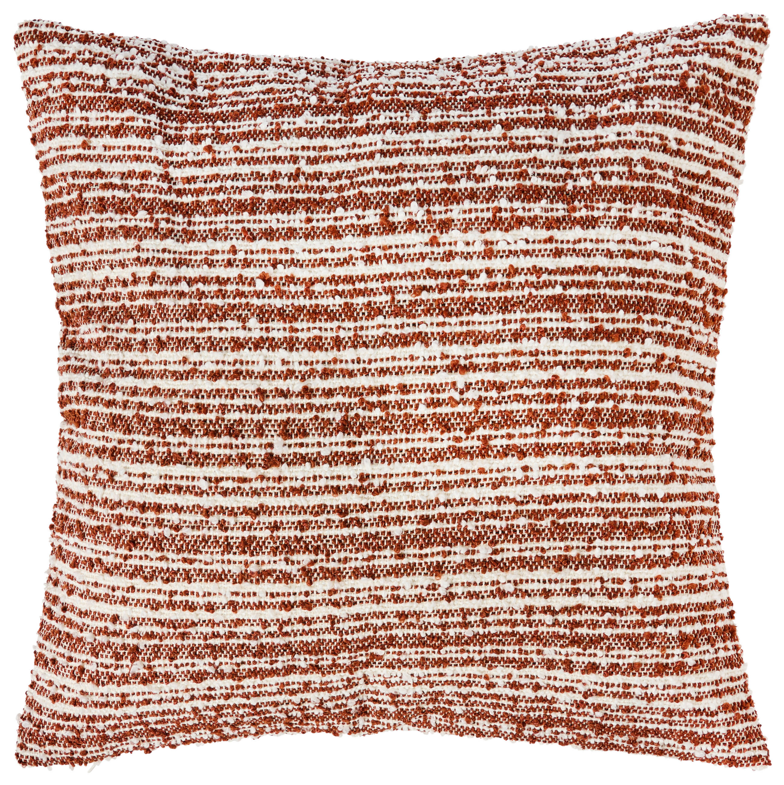 ZIERKISSEN  45/45 cm   - Weiss/Terracotta, Konventionell, Textil (45/45cm) - Novel