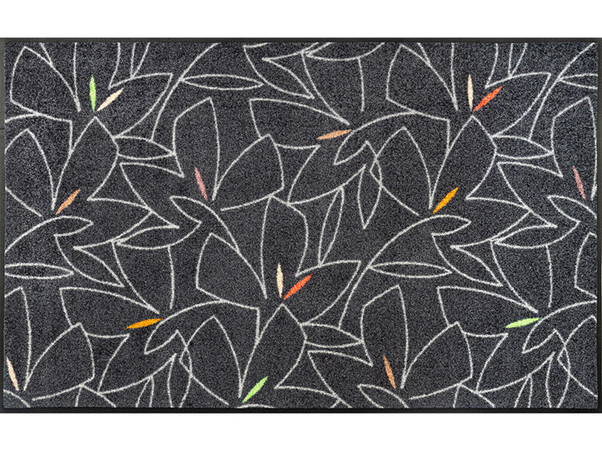 DVEŘNÍ ROHOŽKA, 75/120 cm, černá - černá, Konvenční, textil/plast (75/120cm) - Esposa