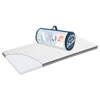 REISEBETTMATRATZE  120/60/5 cm  - Weiß/Grau, Basics, Textil (120/60/5cm) - Zöllner