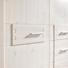 DREHTÜRENSCHRANK 3 -türig Kiefer vollmassiv Weiß - Alufarben/Weiß, LIFESTYLE, Holz/Metall (140/207/60cm) - LINEA NATURA