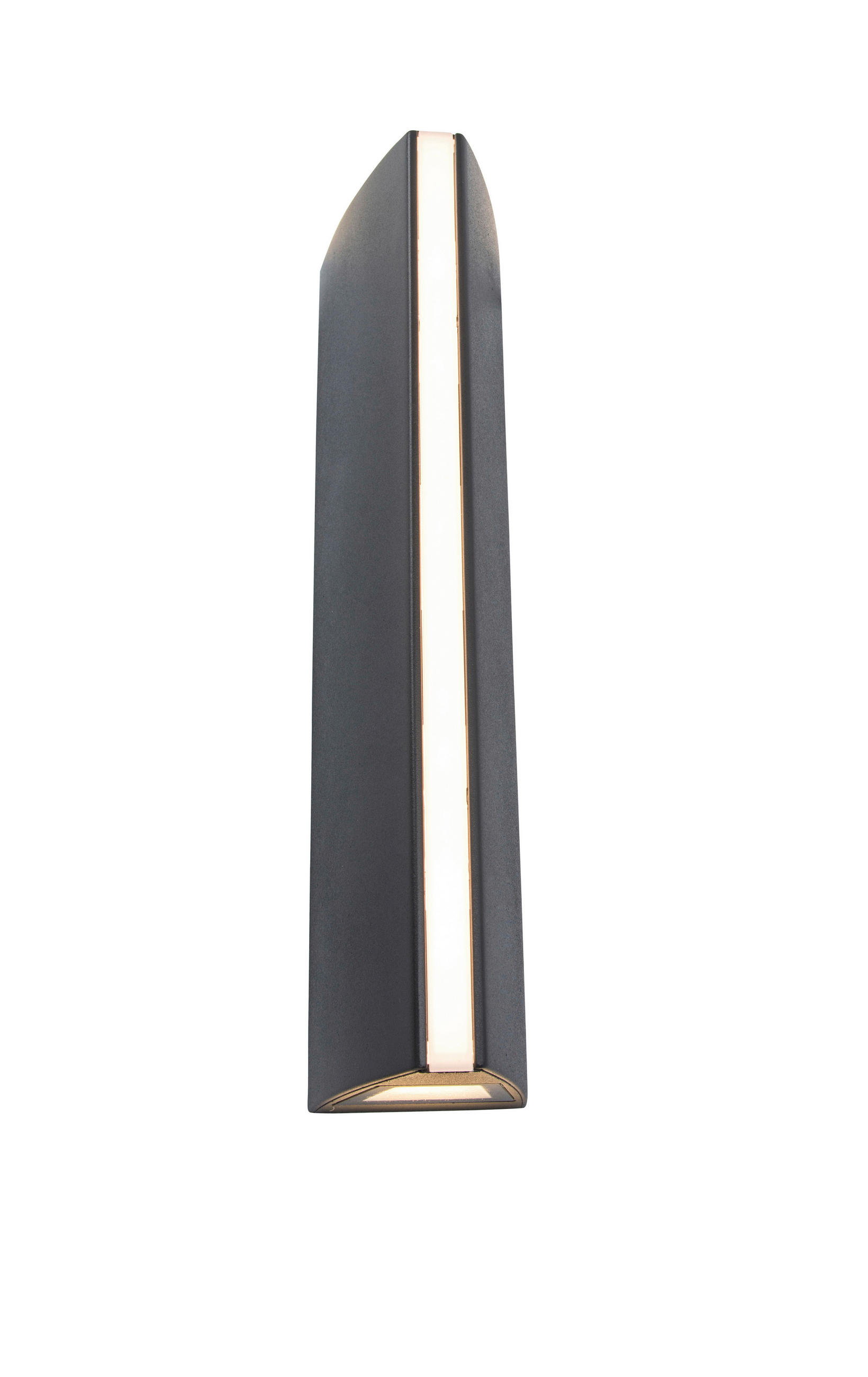 AUßENWANDLEUCHTE 6,6/30/8,8 cm   - Anthrazit, Basics, Metall (6,6/30/8,8cm)