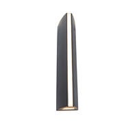AUßENWANDLEUCHTE 6,6/30/8,8 cm   - Anthrazit, Basics, Metall (6,6/30/8,8cm)
