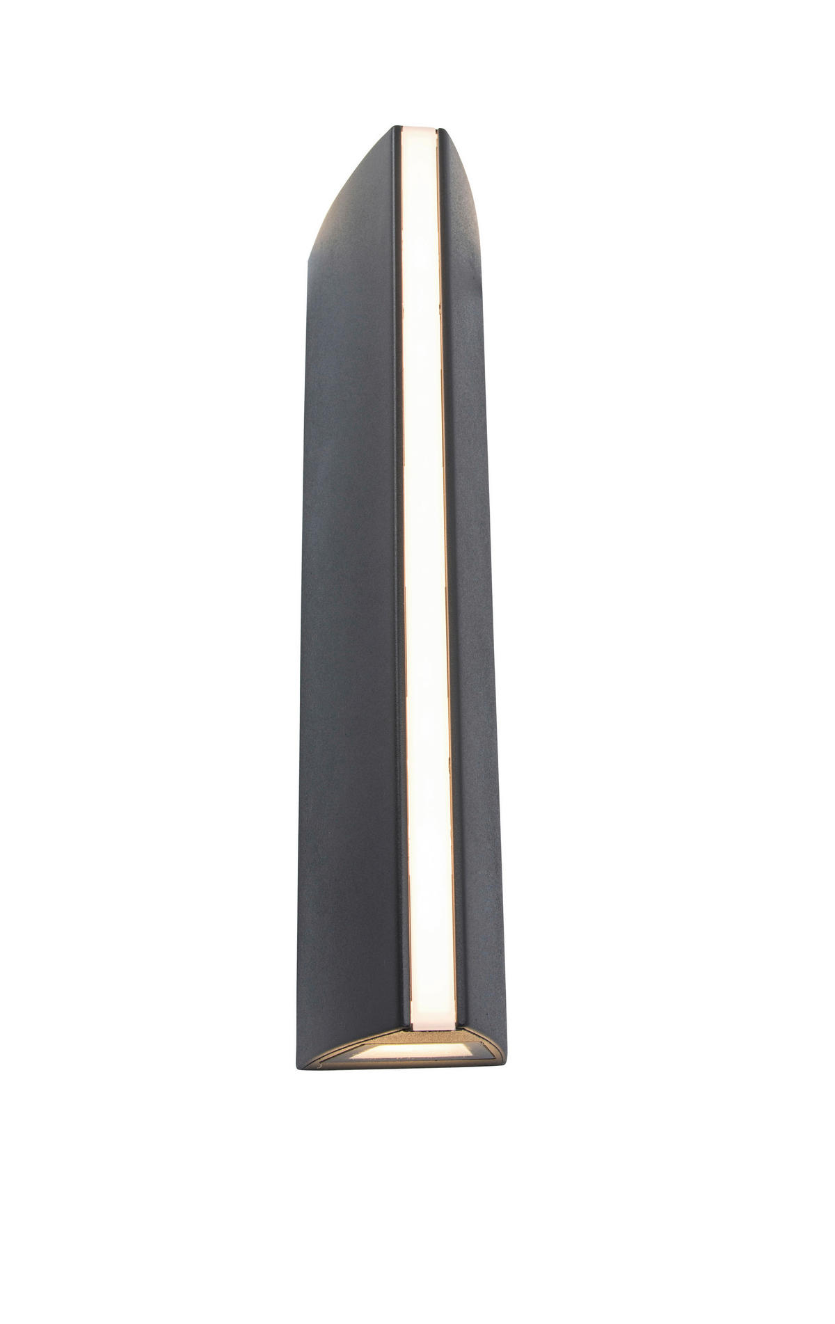 AUßENWANDLEUCHTE 6,6/30/8,8 cm   - Anthrazit, Basics, Metall (6,6/30/8,8cm)