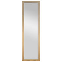WANDSPIEGEL 36/126/1,5 cm    - Eichefarben, Design, Glas/Holzwerkstoff (36/126/1,5cm) - Carryhome