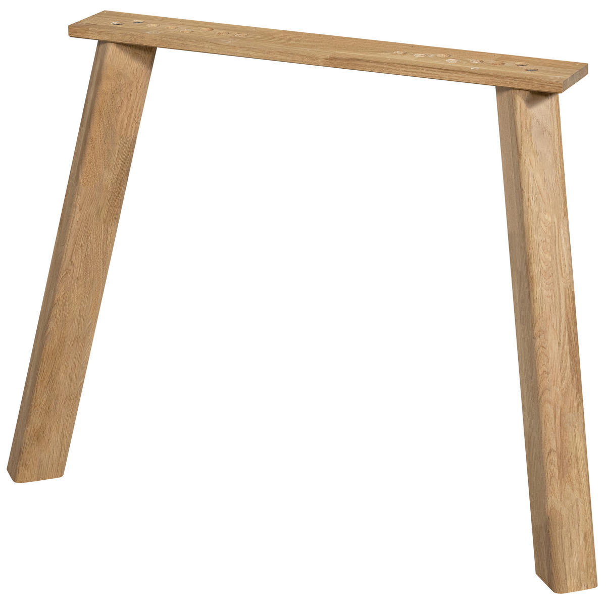 TISCHGESTELL Eichefarben   - Eichefarben, MODERN, Holz (79/73/11cm) - Livetastic