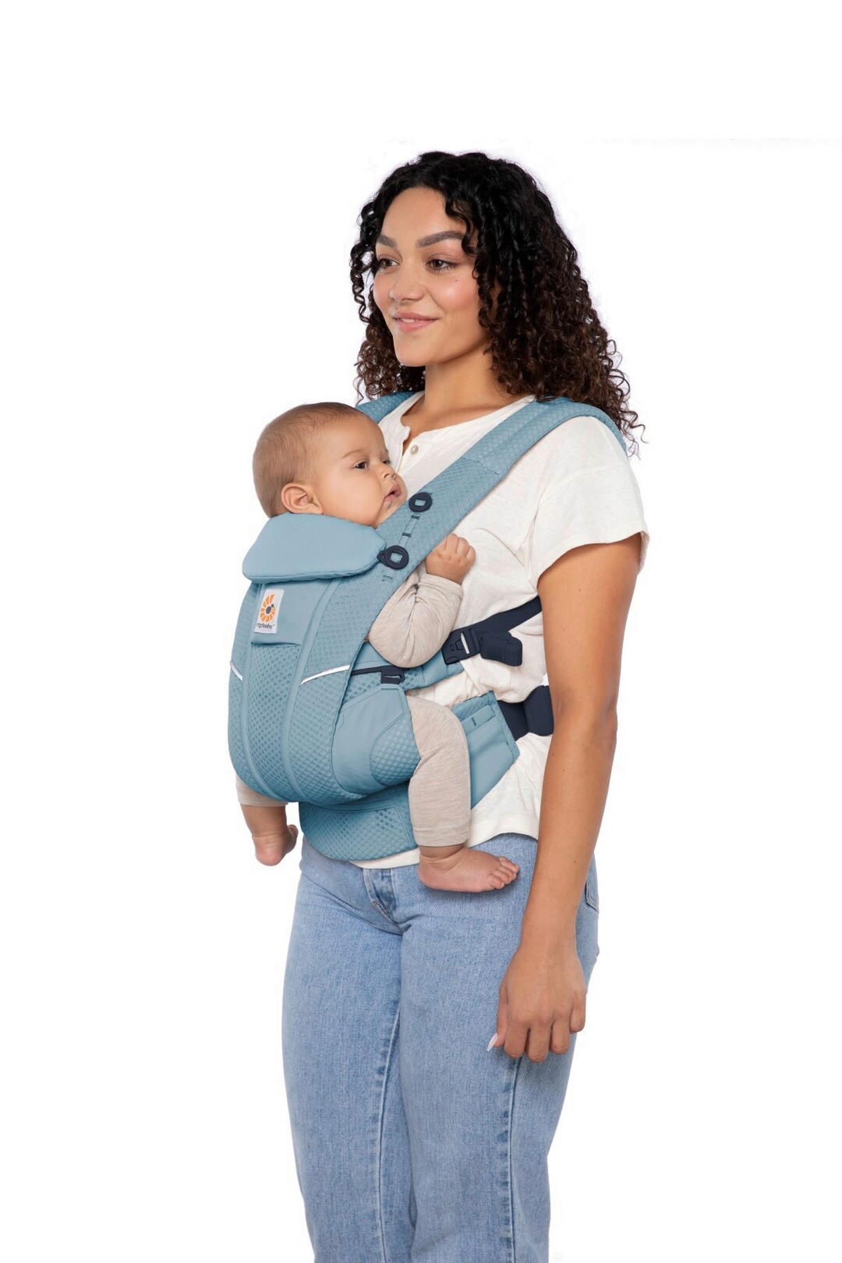 KENGUR NOSILJKA  Omni Breeze  - svetloplava, Osnovno, tekstil (0,7kg) - Ergo Baby