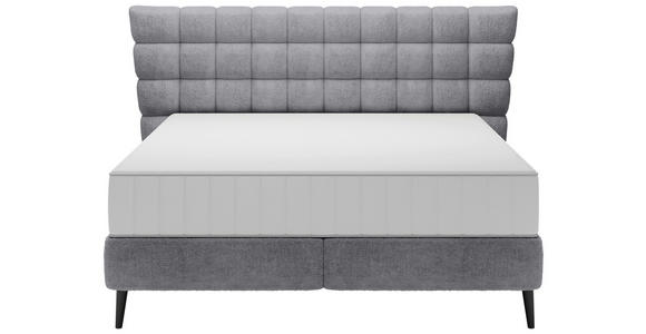 BOXSPRINGBETT 180/200 cm in Greige - Greige/Schwarz, Design, Holz/Holzwerkstoff (180/200cm) - Esposa