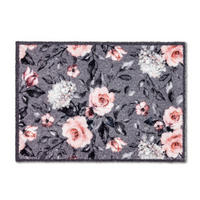 DVEŘNÍ ROHOŽKA, 50/70 cm - šedá/bílá, Trend, textil (50/70cm) - Esposa