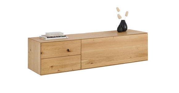 LOWBOARD  181/44/50 cm 2 Schublade(n) Beimöbel erhältlich, hängend, in verschiedenen Größen erhältlich, in verschiedenen Holzdekoren erhältlich  - Eichefarben, Design, Holz/Holzwerkstoff (181/44/50cm) - Dieter Knoll