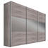 SCHWEBETÜRENSCHRANK in Silbereichenfarben - Alufarben/Silbereichenfarben, Design, Glas/Holzwerkstoff (300/236/68cm) - Hom`in SCHWEBETÜRENSCHRANK in Silbereichenfarben - Alufarben/Silbereichenfarben, Design, Glas/Holzwerkstoff (300/236/68cm) - Hom`in