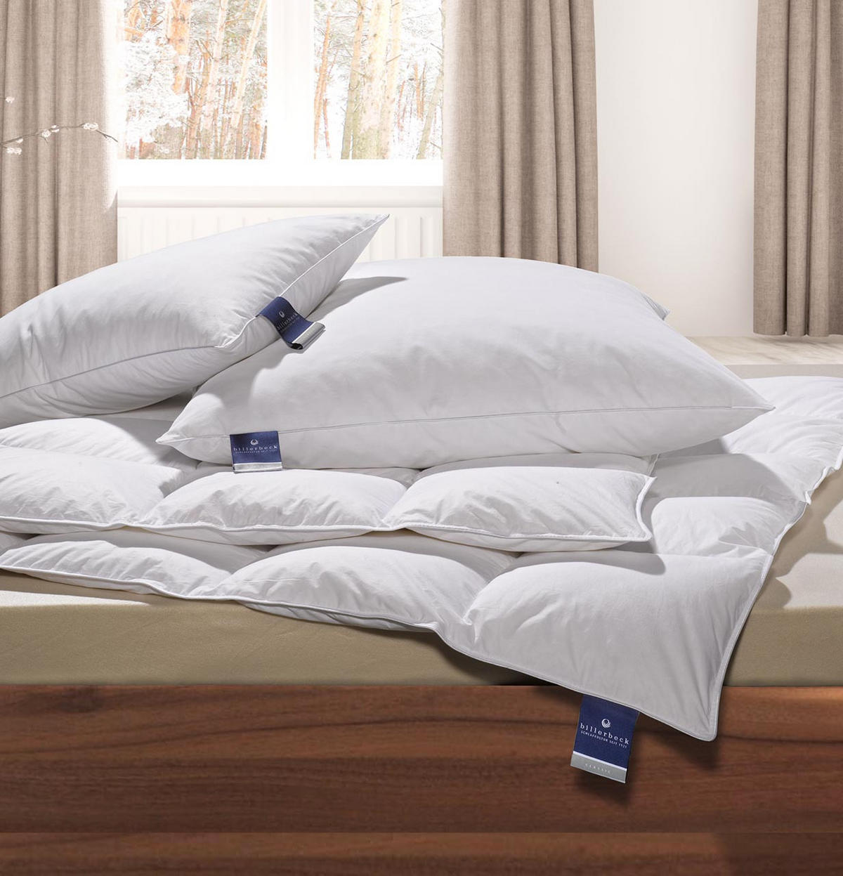 GANZJAHRESDECKE  Nena  200/200 cm   - Weiß, Basics, Textil (200/200cm) - Billerbeck
