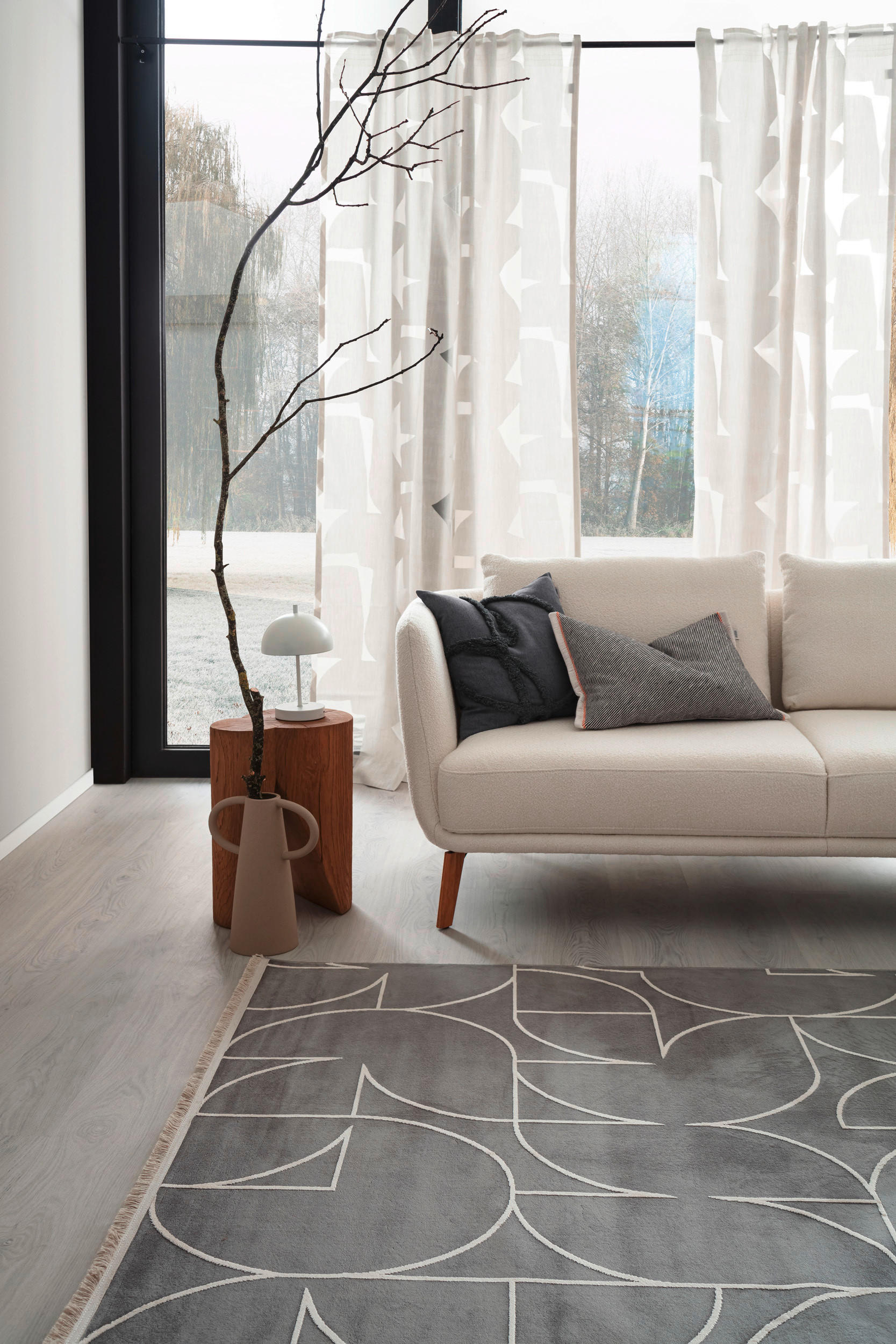 FERTIGVORHANG halbtransparent  - Creme/Weiß, Basics, Textil (125/250cm) - Schöner Wohnen
