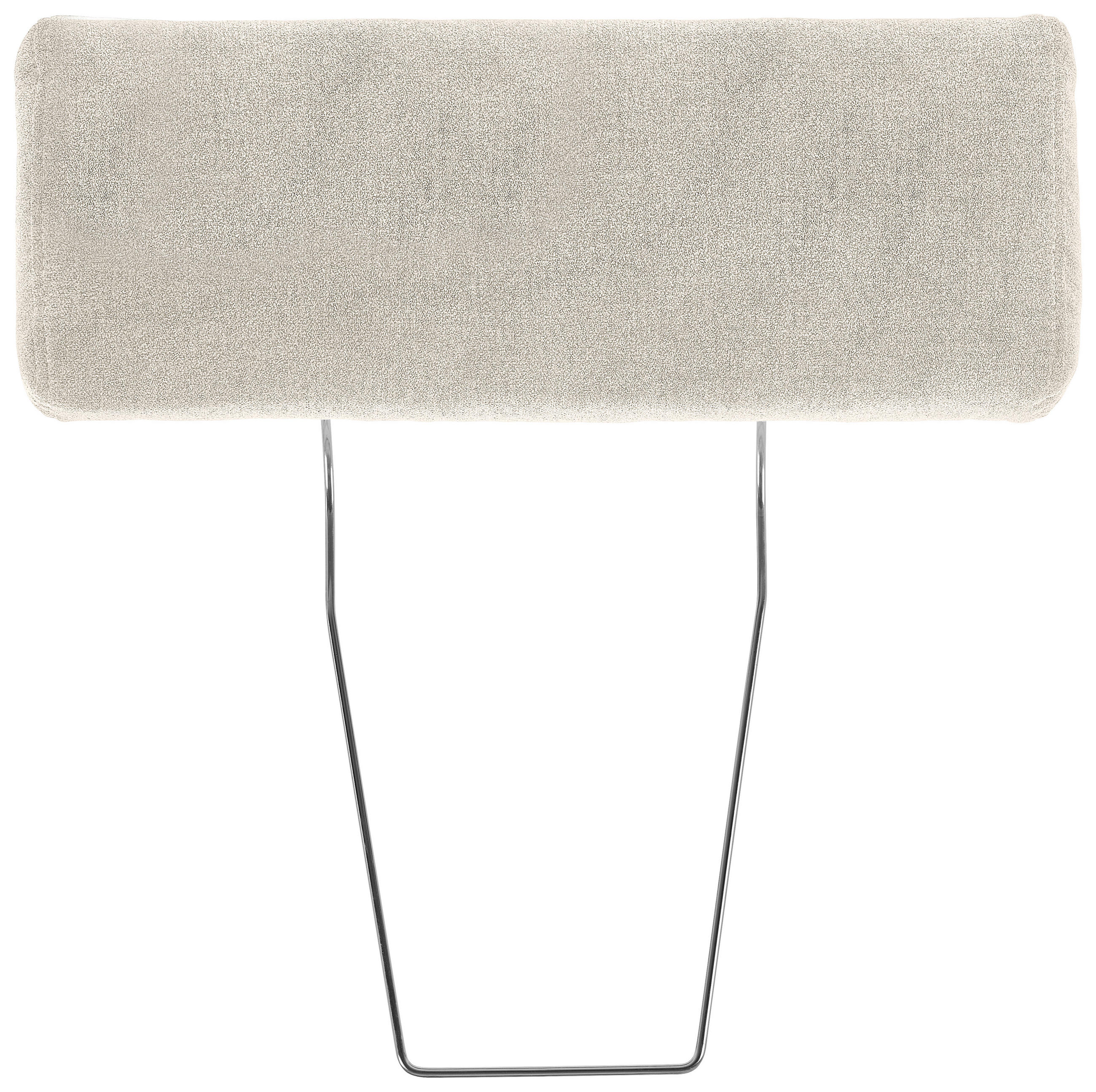KOPFSTÜTZE in Velours  - Beige, Konventionell, Textil (55/21/10cm) - Hom`in
