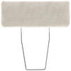 KOPFSTÜTZE in Velours  - Beige, Konventionell, Textil (55/21/10cm) - Hom`in