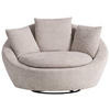 SESSEL in Chenille, Webstoff Silberfarben  - Silberfarben/Schwarz, Modern, Kunststoff/Textil (130/80/112cm) - Trendmanufaktur