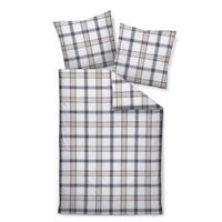 BETTWÄSCHE 135/200 cm  - Silberfarben, Design, Textil (135/200cm) - Janine