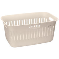 KOŠ NA PRÁDLO, béžová - béžová, Design, plast (58,7/38,7/27cm) - Brabantia