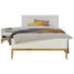 BETT 120/200 cm in Weiß, Eichefarben - Eichefarben/Weiß, LIFESTYLE, Holz/Holzwerkstoff (120/200cm) - Ben'n'jen BETT 120/200 cm in Weiß, Eichefarben - Eichefarben/Weiß, LIFESTYLE, Holz/Holzwerkstoff (120/200cm) - Ben'n'jen