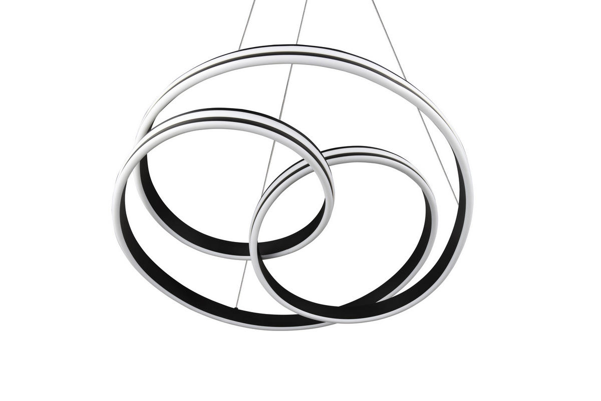LED-HÄNGELEUCHTE 60/150 cm    - Schwarz, Basics, Metall (60/150cm) - Trio Leuchten